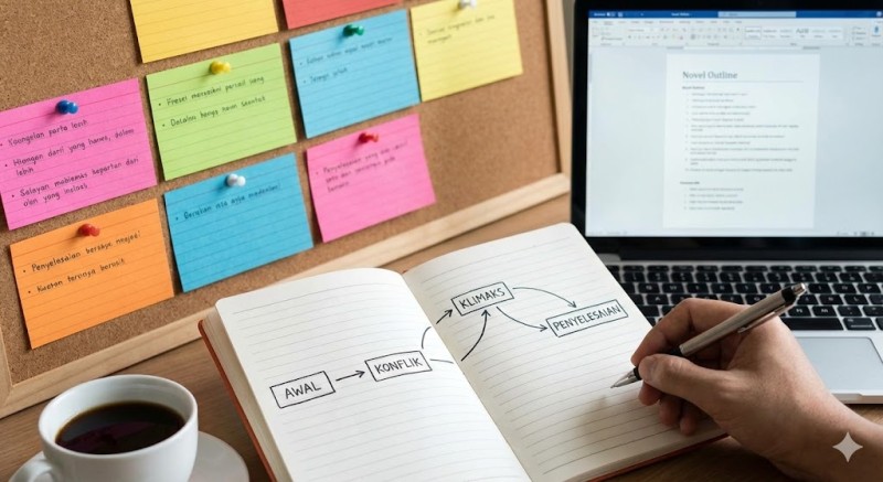 Cara Membuat Outline Novel agar Plot Konsisten