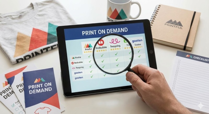 Cara Memilih Platform Print on Demand yang Tepat