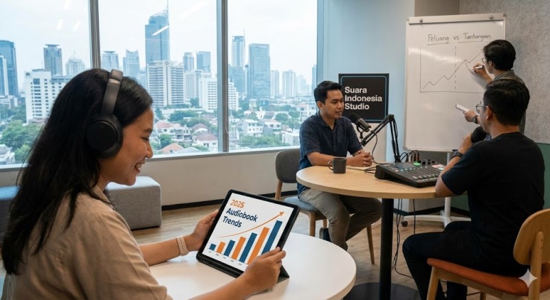 Tren Audiobook Indonesia di 2025: Peluang Besar dan Tantangan yang Harus Dihadapi