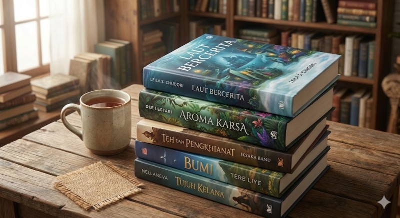 Kumpulan Buku Fantasi Indonesia dengan Dunia Unik yang Mengagumkan