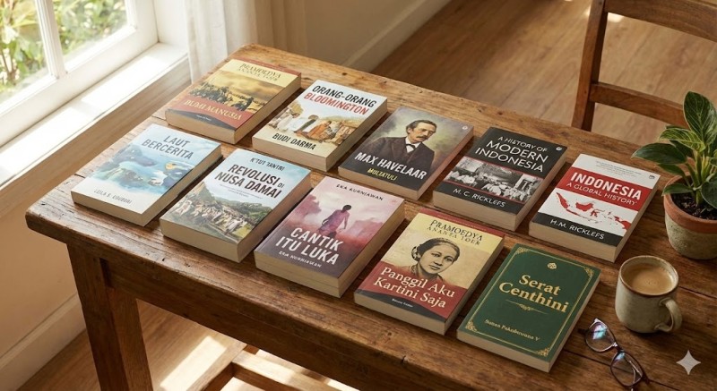 10 Rekomendasi Buku Sejarah Indonesia yang Menarik dan Mudah Dicerna