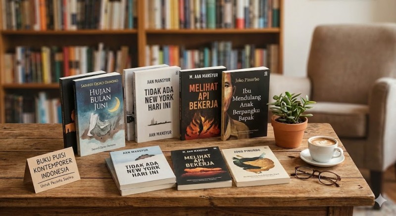 Buku Puisi Kontemporer Indonesia untuk Pecinta Sastra