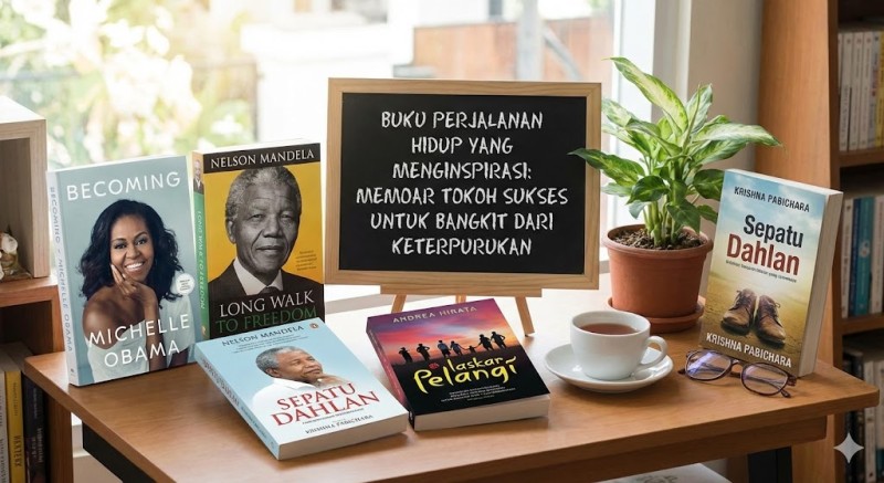 Buku Perjalanan Hidup yang Menginspirasi: Memoar Tokoh Sukses untuk Bangkit dari Keterpurukan
