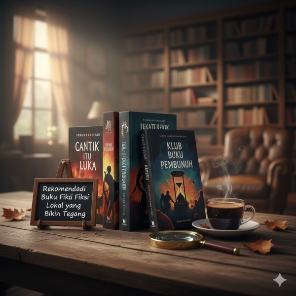 Rekomendasi Buku Fiksi Lokal yang Bikin Tegang